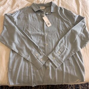 Cozy Earth Men's Lived-in Linen Long Sleeve Button-Down